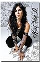 Kat Von D Poster ~ Black Ink ~ 24x36"