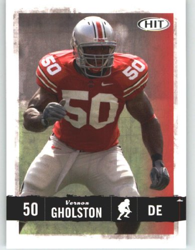 2008 Sage HIT #50 Vernon Gholston - New York Jets (RC - Rookie Card)(Football Cards)