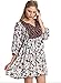 Umgee Women's Floral Mixed Print Boho Dress Regular & Plus