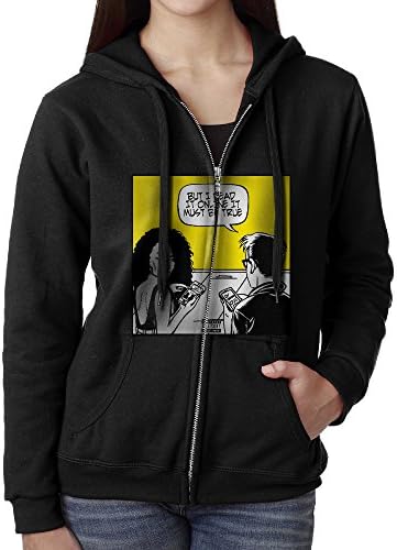 Women's Big Sean - No More Interviews Drawstring Kangaroo Pocket Front Zip Hoodie Sweatshirt