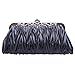 Fawziya® Satin Clutch Purse Pleated Crystal Evening Clutch Bags