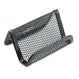 RolodexTM Mesh Business Card Holder, Capacity 50 2 1/4 x 4 Cards, Black