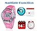 SYNOKE Children's Wrist Sports Watches Students Watches with Digital PU Band Waterproof Alarm Chronograph Long lasting battery Calendar Noctilucen for Girl (Green)
