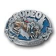 Rodeo Pewter Belt Buckle - Fan Shop Sports Team Merchandise