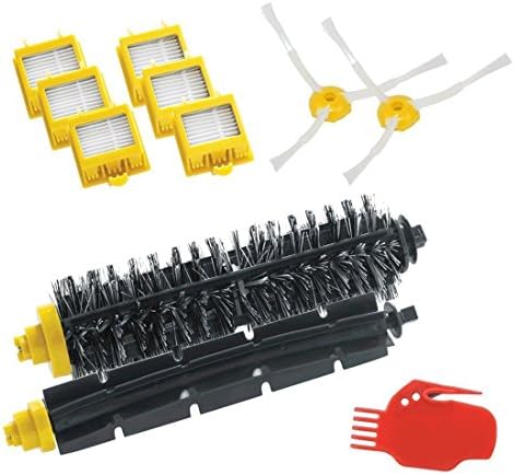 Bristle Brush, HEPA Filters, Side Brushes, Cleaning Tool Replenishment Kit For iRobot Roomba 760, Roomba 770, Roomba 780