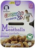 Gerber Graduates Kid Selects Turkey Meatballs, 7.05 Ounce (Pack of 8)
