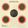 Black and Red Fluorescent Target NRA Blk/Fluor 50yd Five Bulls/20