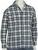 Timberland Mens Long Sleeve Poplin Plaid Shirt -