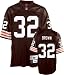 Jim Brown Cleveland Browns Brown Throwback NFL Premier Jersey