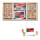 Melissa & Doug Deluxe Alphabet Stamp Set