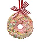 Review North Star  / Candy Fantasy Pink Glazed Doughnut Christmas Ornament