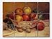 Still Life with Pomegranates by Renoir, marble tiled mural 16
