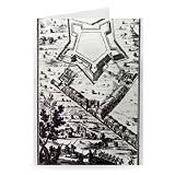 Figure IV, from 'Les Travaux de Mars, ou.. - Greeting Card (Pack of 2) - 7x5 inch - Art247 - Standard Size - Pack Of 2