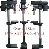 16 Speed Drill Press Floor  45 Angle 360 Degree Table