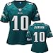 DeSean Jackson Green Reebok Replica Philadelphia Eagles Women's Jersey - Small