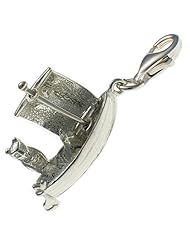 Welded Bliss Sterling 925 Silver Charm. Owl & Pussy Cat Went To Sea, Clip Fit WBC1184
