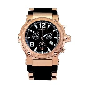 Generation X Beast Interchangeable Chronograph Stainless Steel Watch With Rose Gold Brown Dial OR-5040 - Embrace The Beast Within You..