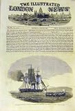 1855 MASSACRE HANGO-HEAD BOAT FLAG-TRUCE CARMICHAEL