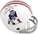 John Hannah New England Patriots Autographed Mini Helmet with HOF 91 Inscription