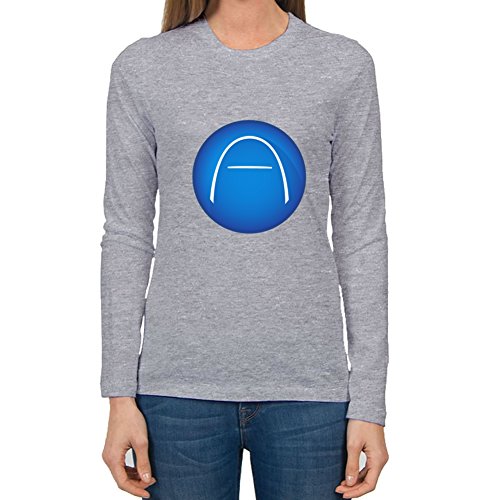 Pololu Valley Grey Personalized Women Long-sleeve Tee - Medium