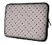 13 inch Taupe Hearts & Symbol Pattern Notebook Laptop Sleeve Bag Carrying Case for most of MacBook Acer ASUS Dell HP Sony Toshiba