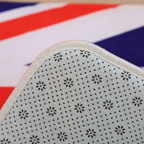 Yingdong Flannel British Flag Rug, Antifouling Anti -Skid Kitchen Living Room Mat