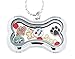 Round Necklace Floating Charm Locket with Bamboo Chain