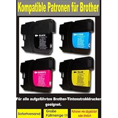 !!! SONDERANGEBOT !!! 12 kompatible Patronen ( 3x bk, cy,ma,ye ) f�r Brother-Drucker!!!Brother DCP-145C ; DCP-165C ; DCP-185C ; DCP 385C ; DCP-535CN ; DCP-585CW ; DCP-6690CW - Brother MFC-250C ; MFC-290C ; MFC-490CN ; MFC-670CD ; MFC-790CW ; MFC-990CW ; MFC-5490CN ; MFC-5890CN ; MFC-930CDNW ; MFC-6490W ; MFC-6890CW