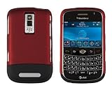 Hard 2-Tone Slider Case for BlackBerry Bold 9000 - Red