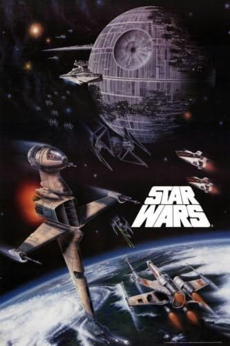 Prague World Star Wars Classic Movie Poster Space Universe 24X36Inch