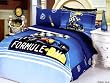 Le Vele Formula Blue - Duvet Cover Bed in Bag - Twin Kids Bedding Juvenile Set - LE45T Le Vele Formula Blue - Duvet Cover Bed in Bag - Twin Kids Bedding Juvenile Set - LE45T