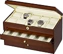 Auer Accessories Gaia 425DM Watch Box For 25 Watches Dark Maple