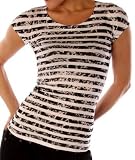 Folter Womens/Juniors Striped WASTELAND Tee