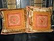 Designer Cushion Covers 2 Amber Yellow Pillow Toss