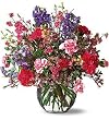 Blue and Pink Rose Bowl