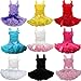 Buenos Ninos Girl's Pure Chiffon Dance Pettiskirt Tutu Set Various Color