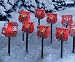 10 Piece Christmas Lighted Train Outdoor Yard Decoration
