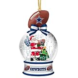 Dallas Cowboys Snow Globe Ornaments