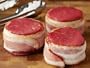 Bacon Wrapped Tenderloin Filets - 8 oz., Four 8-oz steaks