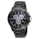 Oniss Paris Men's ON621-M BLK Ceramica Deluxe Swiss Chronograph Watch
