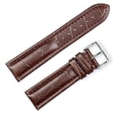 Breitling Style Matte Alligator Grain Watchband Brown 26mm Watch band - by deBeer