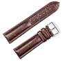 Breitling Style Matte Alligator Grain Watchband Brown 18mm Watch band - by deBeer