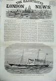 1865 ROYAL YACHT ALBERTA QUEEN RIVER NORE STEAM SHIP