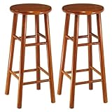 Winsome 75280 30" Backless Bevel Seat Barstool