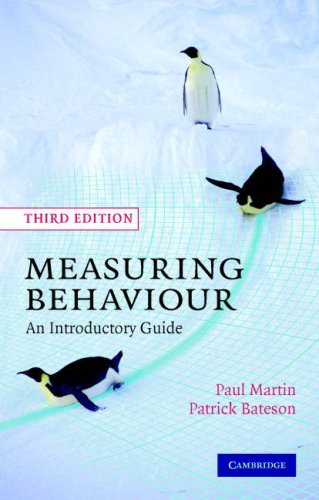 Measuring Behaviour: An Introductory Guide