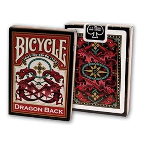 Bicycle Vintage "Dragon Back" Deck with Gaff Card (Red)