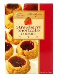 Simply Indulgent Gourmet Strawberry Shortcake Thumbprint Cookies, 7-Ounce Boxes (Pack of 12)