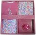 Baby Phat 4 Piece Gift Set, Multi Color Heart Print