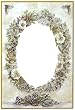 Winter Scene with Oval Mirror