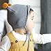 Aivtalk Boys Girls Soft Organic Cotton Infant Pilot Cap Hats